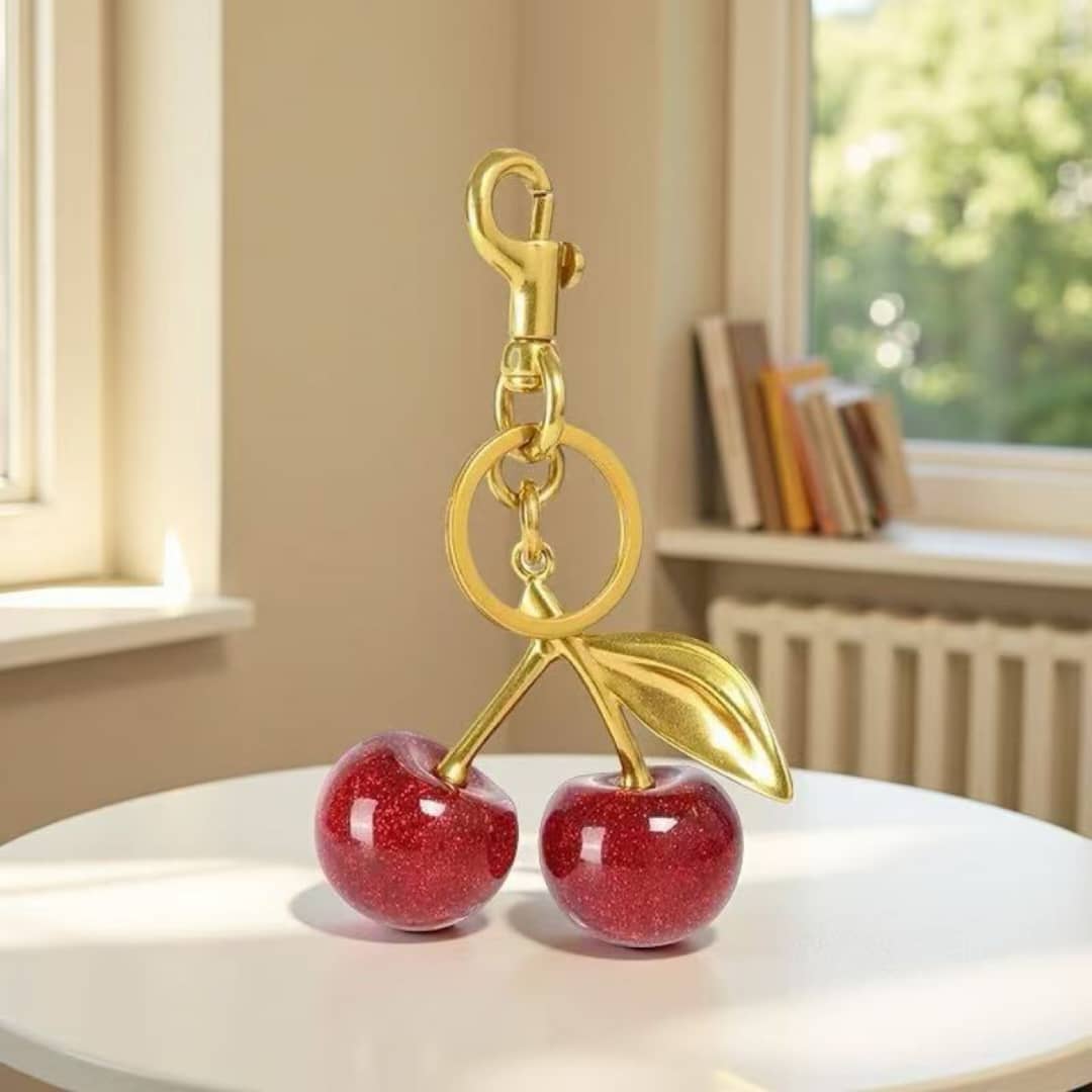 Viral cherry-shaped keyring from TikTok