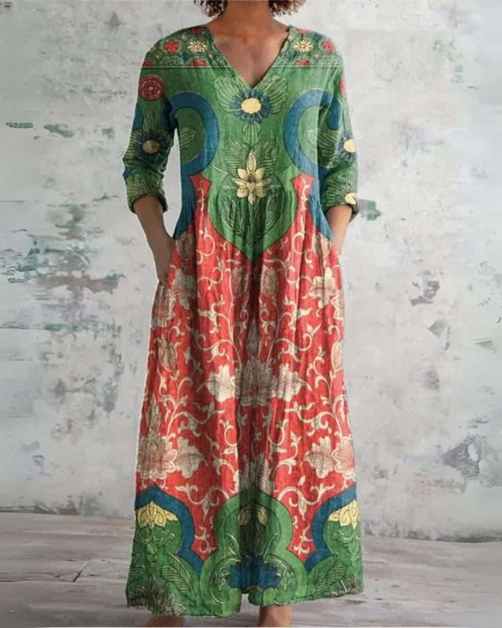 Clara | Comfort Floral Maxi Dress