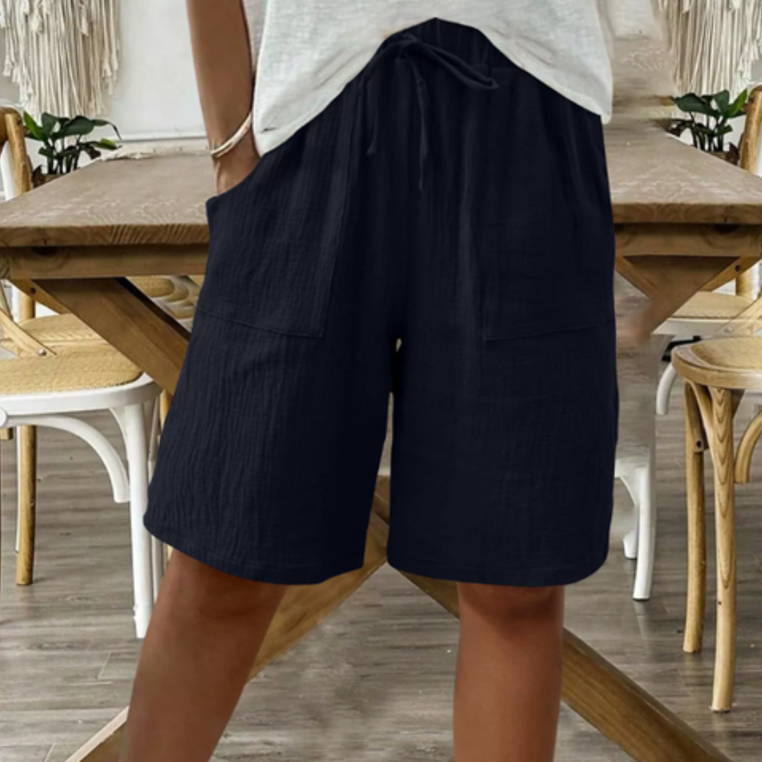 Navy | Lightweight & Comfortable Summer Shorts
