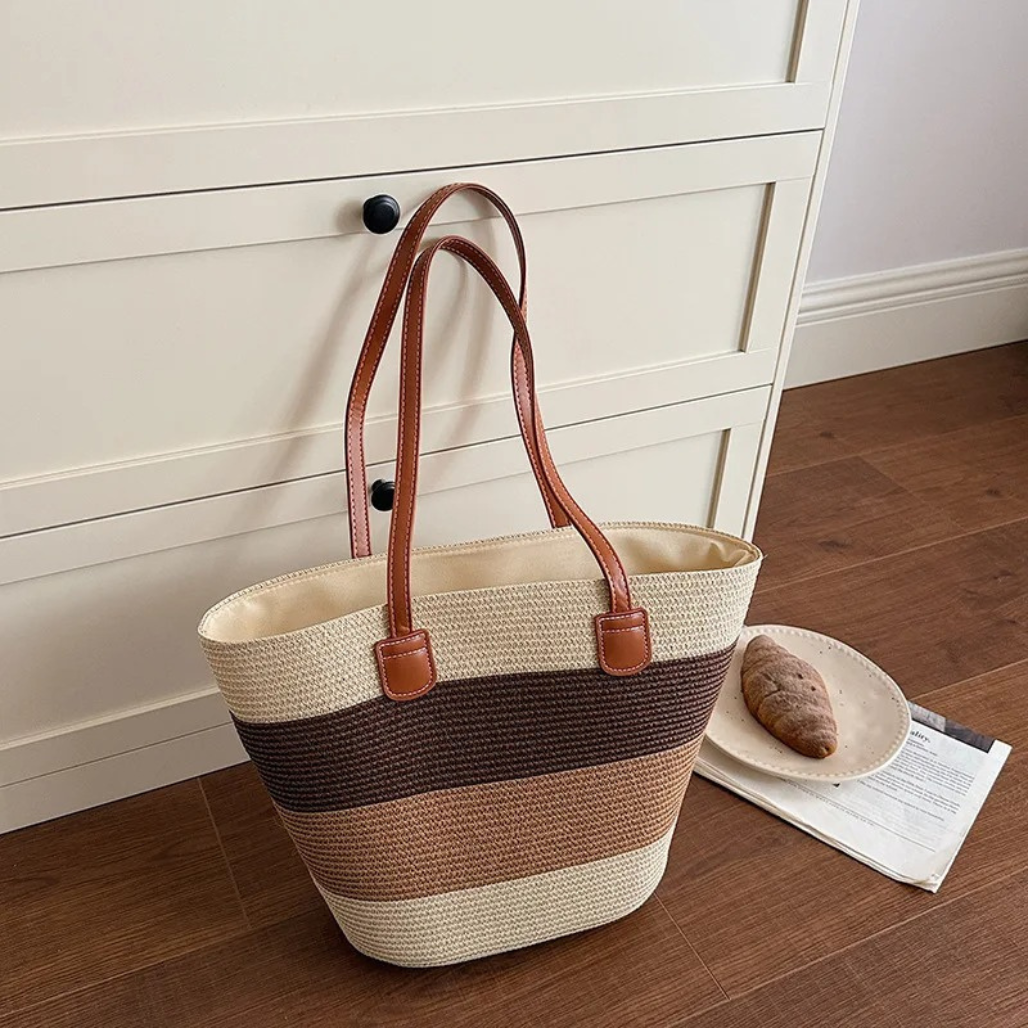 Cora | The Colourful Woven Straw Tote