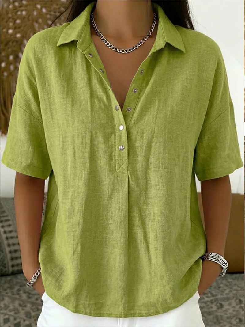 Pabasara | Blouse with Collar and Button