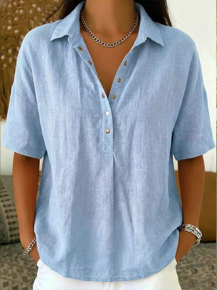 Pabasara | Blouse with Collar and Button