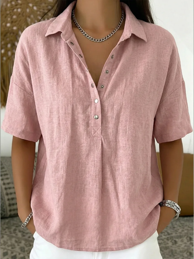 Pabasara | Blouse with Collar and Button