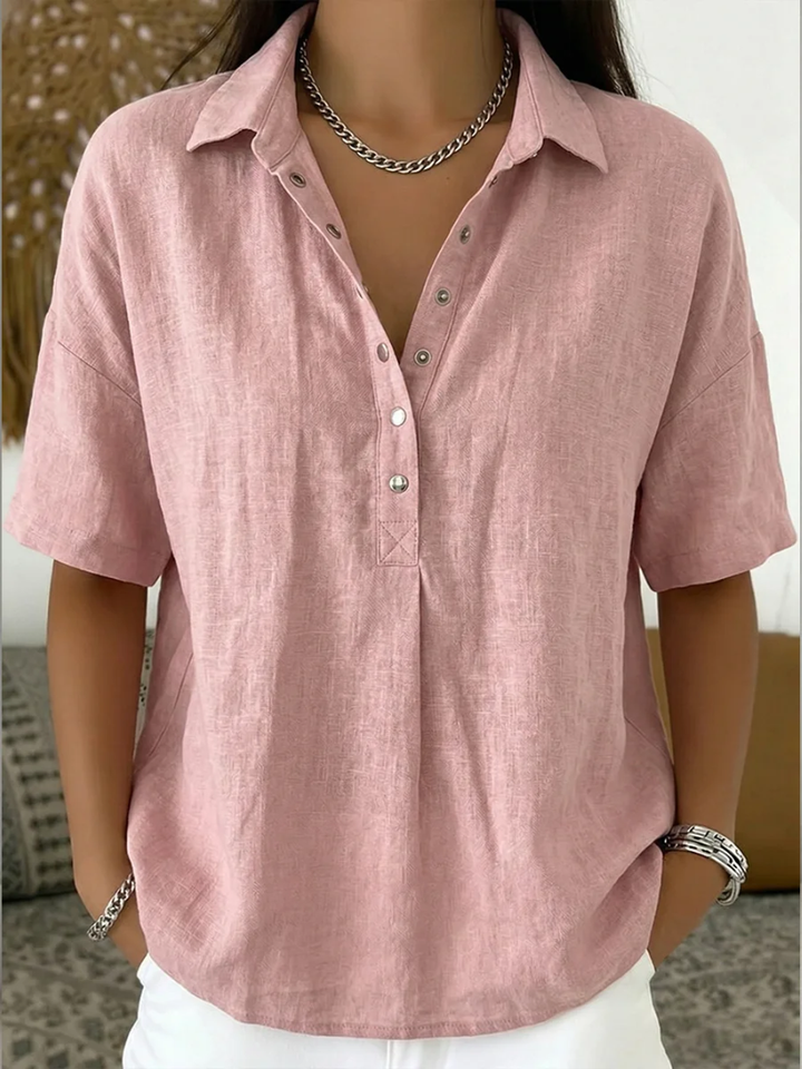 Pabasara | Blouse with Collar and Button