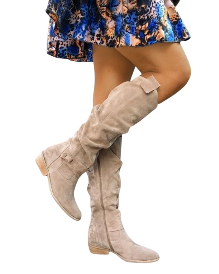 Zavira | Elegant Warm Suede Boots
