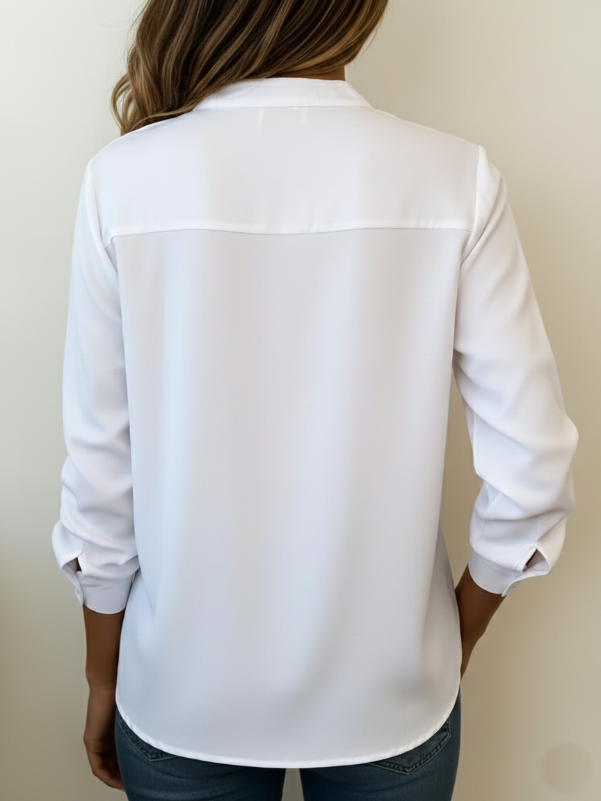 Cornelia | Elegant Blouse with Refined Collar