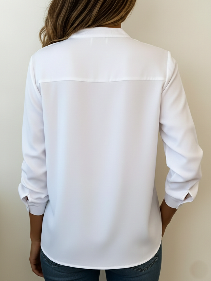 Cornelia | Elegant Blouse with Refined Collar