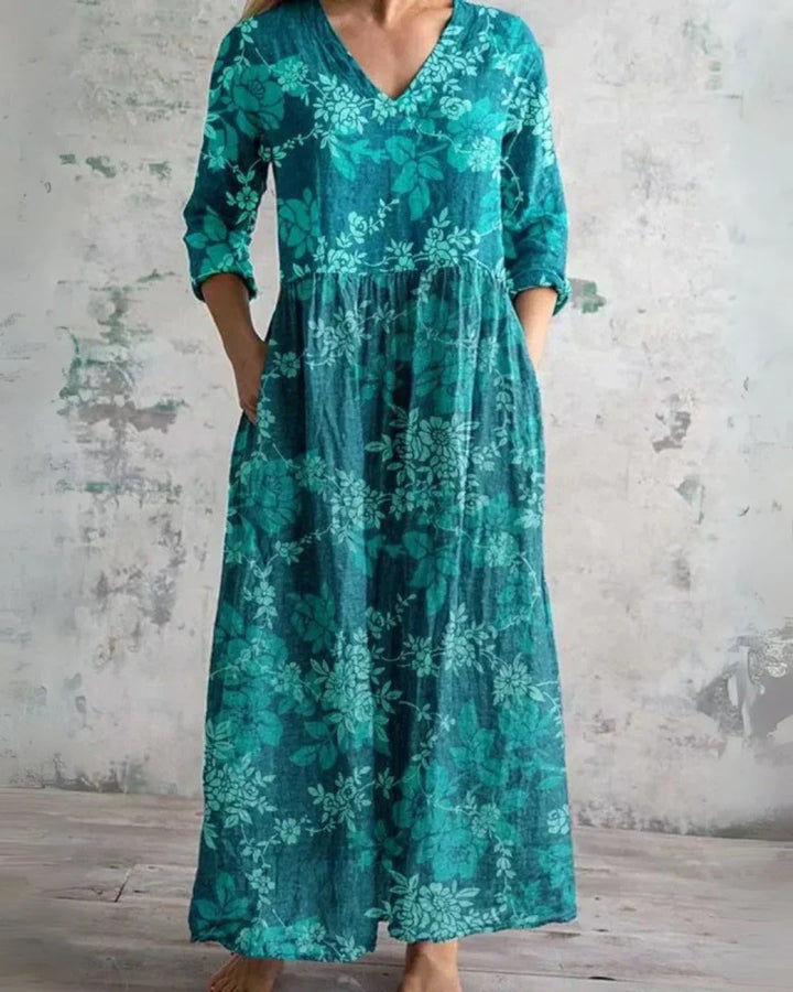 Clara | Comfort Floral Maxi Dress