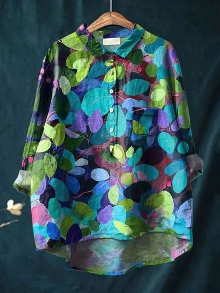 Amber | Blouse with Floral Pattern