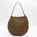 Celeste | The Round Woven Shoulder Bag