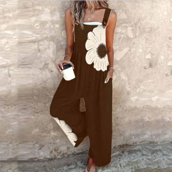Lisa | Comfortable Printed Dungarees
