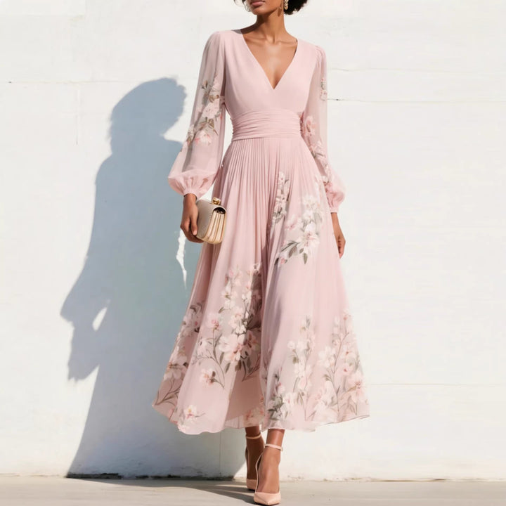 Rosa | Fresh Floral Midi Dress