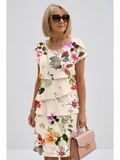 Helena | Elegant Comfort Ruffle Dress