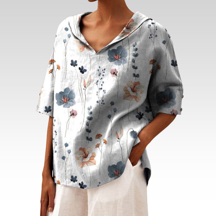 Andrea | Elegant Top with V-Neck