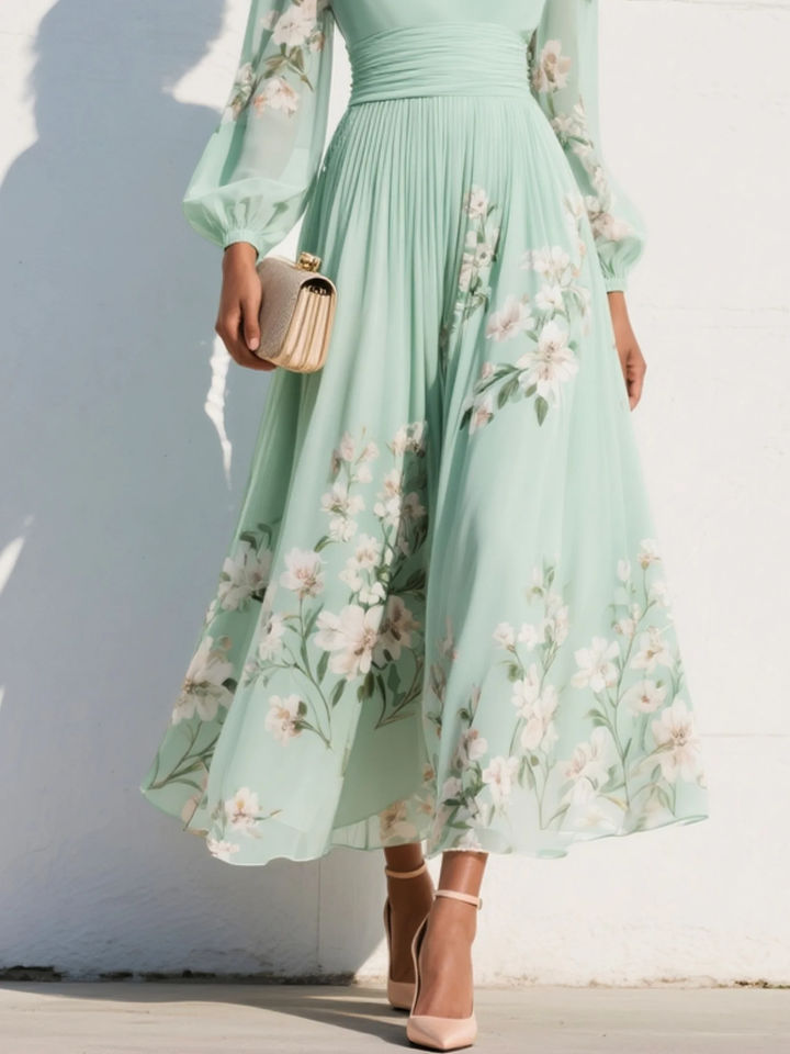 Rosa | Fresh Floral Midi Dress