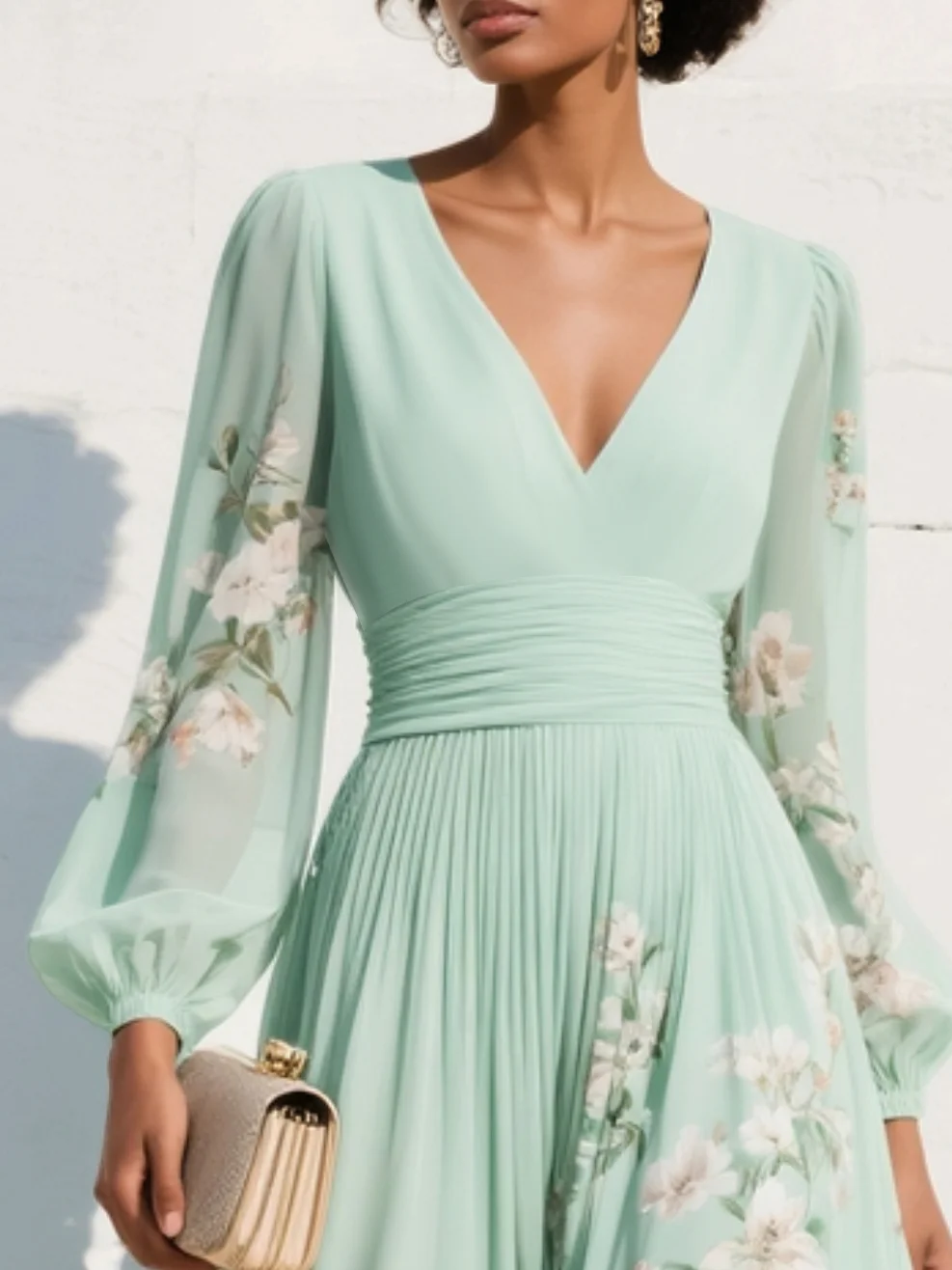 Rosa | Fresh Floral Midi Dress