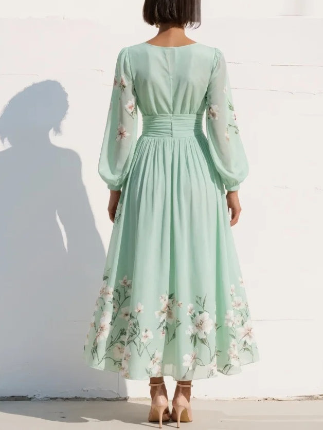 Rosa | Fresh Floral Midi Dress