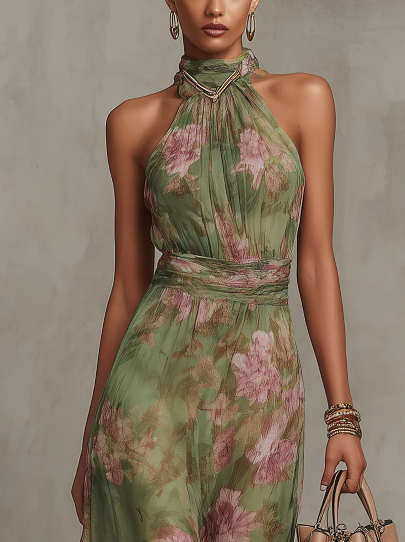 Sophie | Elegant Summer Dress with Floral Pattern