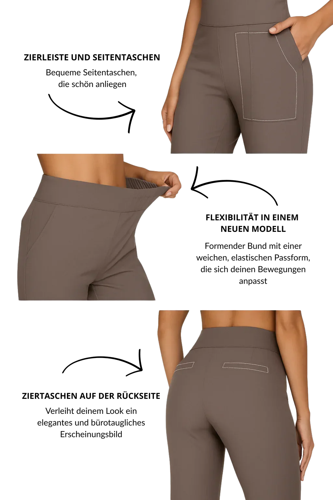 Klara | Comfortable Stretch Trousers