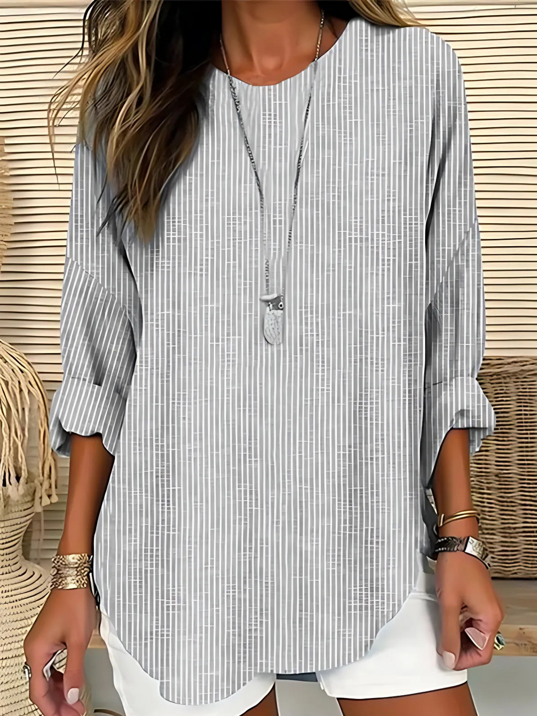 Jana | Classic Striped Blouse