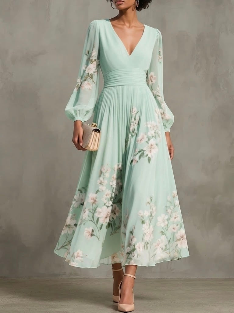 Rosa | Fresh Floral Midi Dress