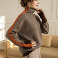 Eleanor | Herringbone Luxe Roll Neck