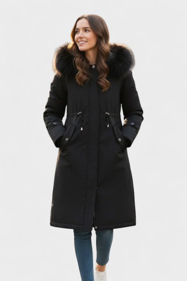 Frostra | Autumn Jacket with Hood and Soft Collar