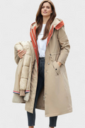 Frostra | Autumn Jacket with Hood and Soft Collar
