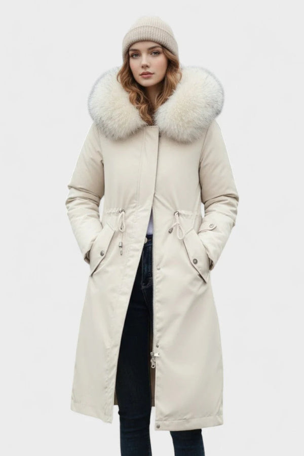Frostra | Autumn Jacket with Hood and Soft Collar