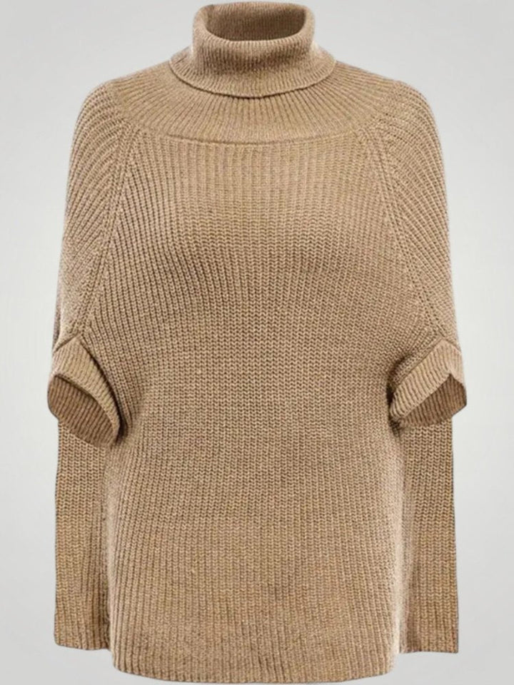 Finja | Elegant Khaki Jumper for Women with Comfort
