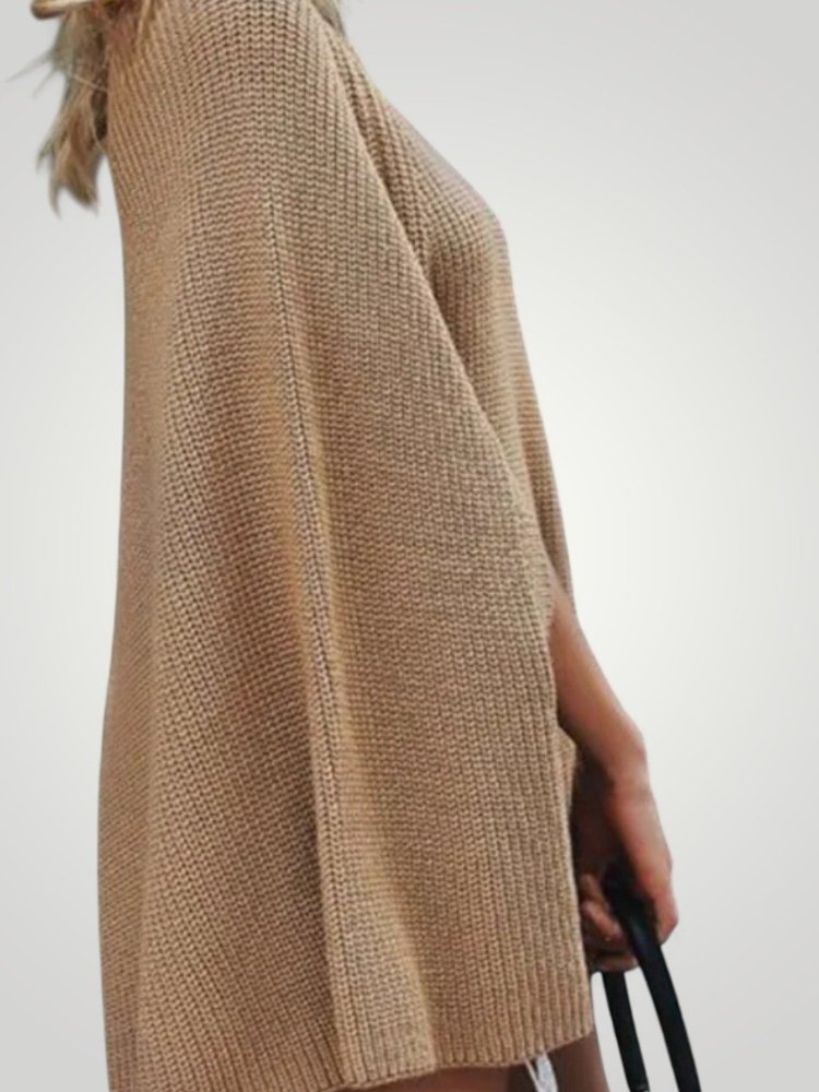 Finja | Elegant Khaki Jumper for Women with Comfort