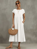Evi | Flowing Midi Dress Timeless Elegance