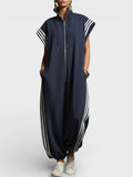 Valentina | Zip Neck Jumpsuit