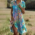 Rachel | Floral Dress with V-Neck