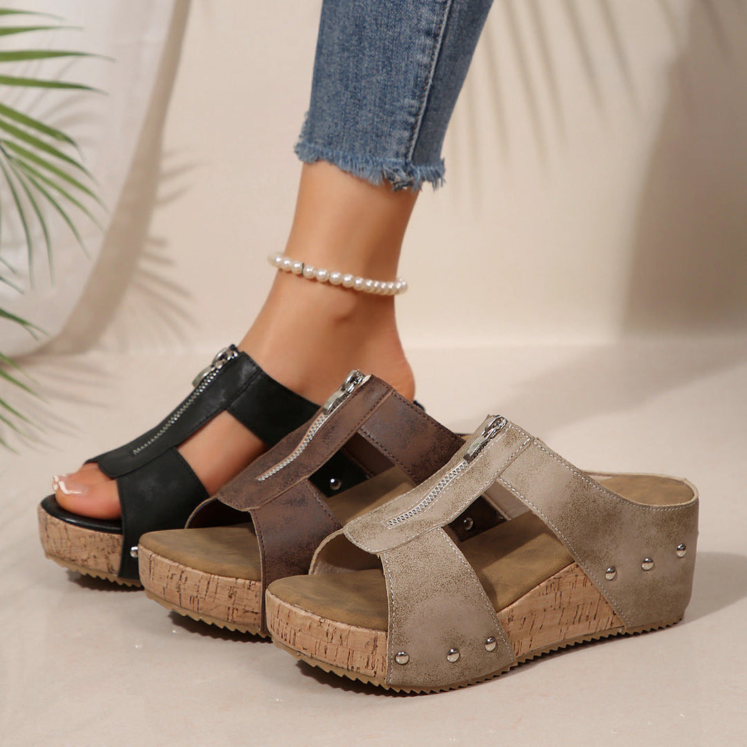 Nely | Sandals with Open Toe and Arch Support