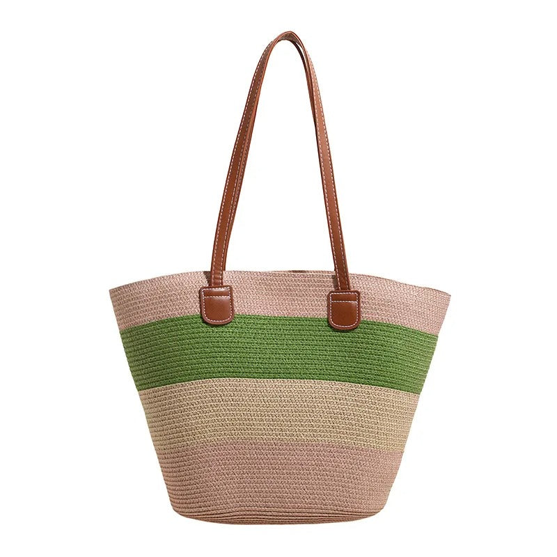 Cora | The Colourful Woven Straw Tote