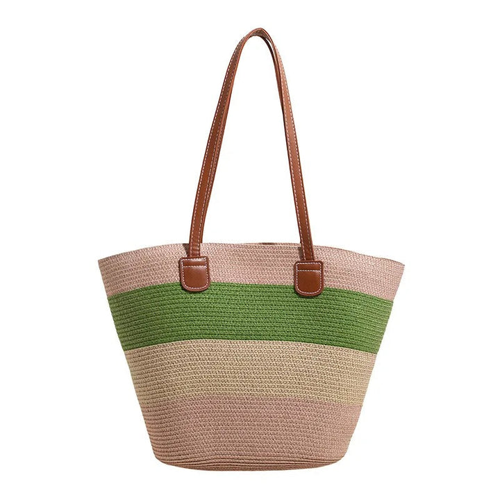 Cora | The Colourful Woven Straw Tote